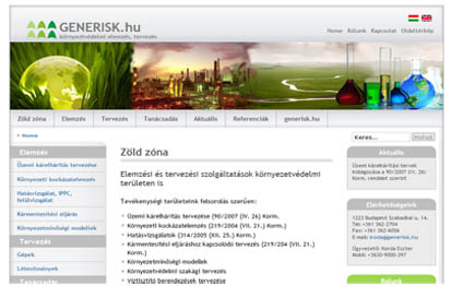 környezetvédelem.generisk.hu